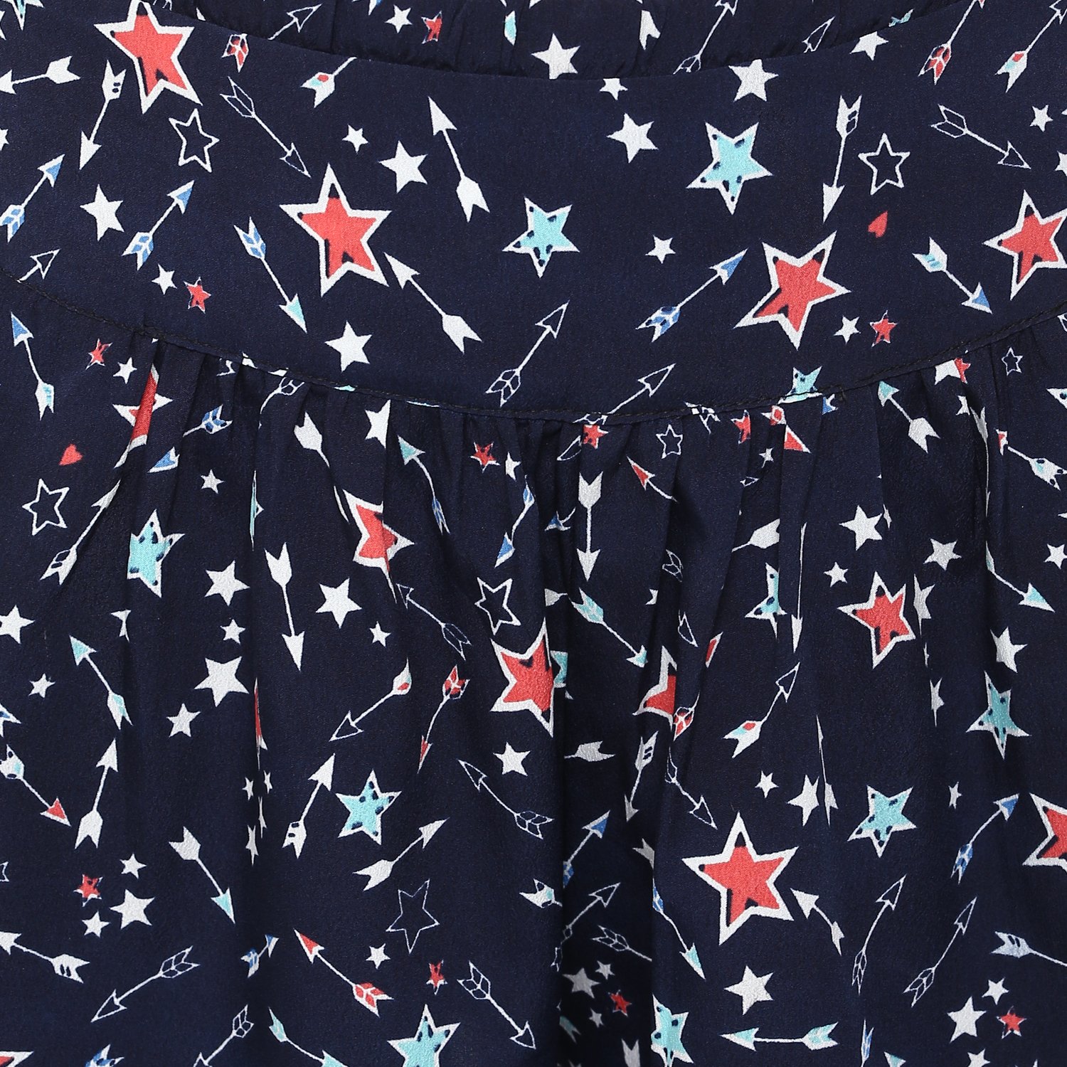 moderno&trade; printed women's blue printed shorts