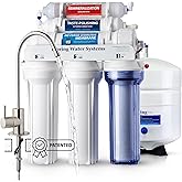 iSpring RCC7AK, NSF Certified, 75 GPD, Alkaline 6-Stage Reverse Osmosis System, pH+ Remineralization RO Water Filter System U