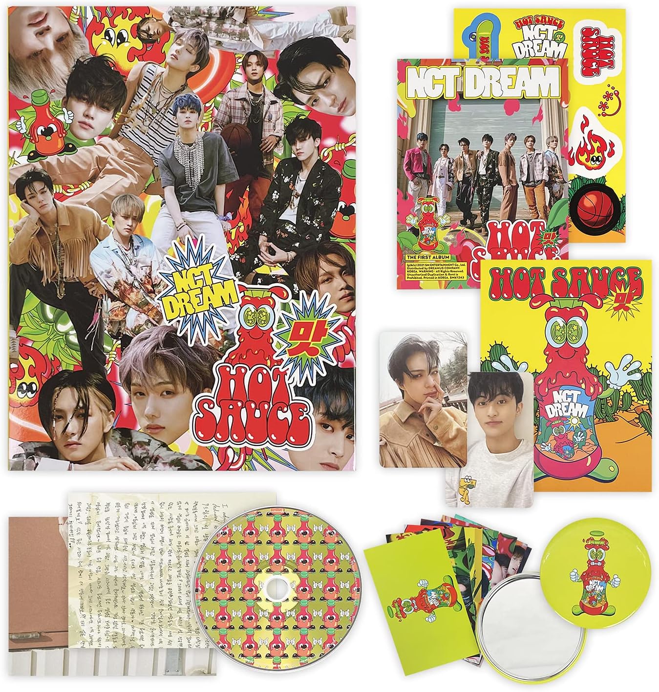 NCT DREAM 1st Full Album HOT SAUCE [ CHILING Ver. ] CD + Photobook