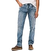 Buffalo David Bitton Men's Straight Six Jeans, Veined and Crinkled