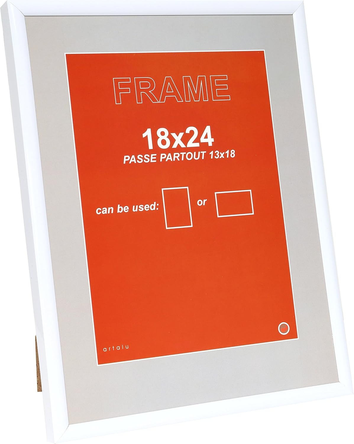 Deknudt Frames Resin Photo Frame Gold, white, 28 x 35 cm