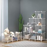 HOMIDEC 9 Cube Wire Storage Shelves Modular Closet Organizer Bookcase view 2