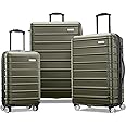 Samsonite Omni 2 Hardside Expandable Luggage with Spinner Wheels, 3-Piece Set (19/24/28), Vita Olive