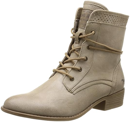 bottines mustang blanches