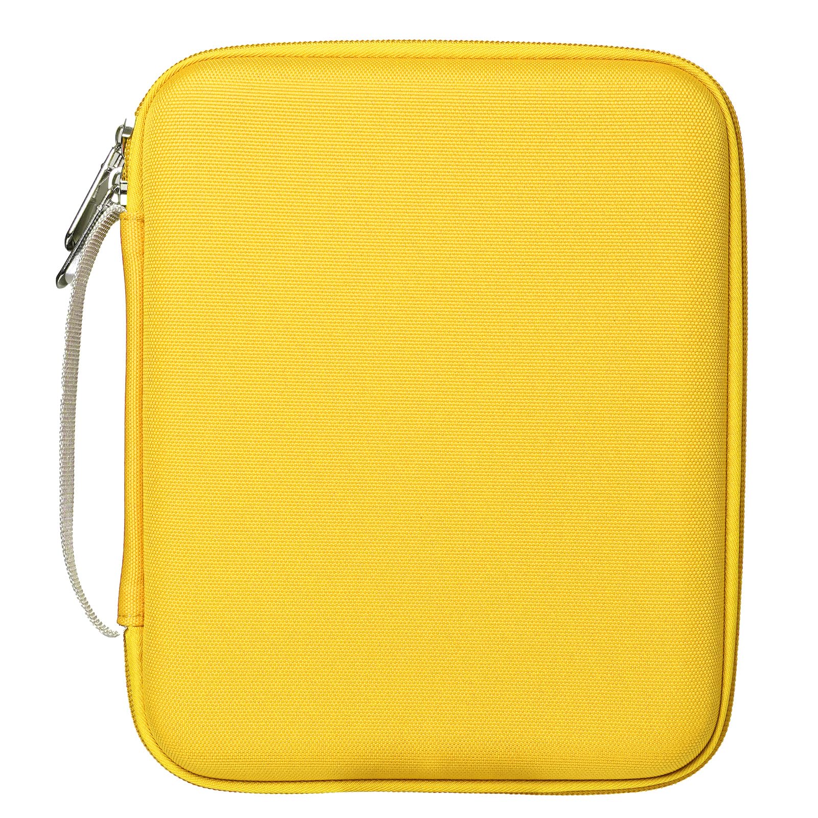 Woopais Card Case Holder for Yoto Player Mini Audiobook Cards Storage, Portable 120 Pockets Amiibo Card Binder Folder with Zipper for Yoto Travel (Yellow)