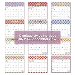 Aesthetic 2025-2026 Magnetic Calendar for