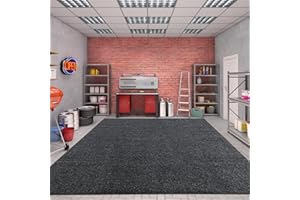 MABOZOO Garage Floor Mat 17x7.4 Ft, Extra Large Garage Carpet Rug, Reusable Absorbent Oil Spill Mat, Washable Parking Flooring Rug for Under Car, Protects from Spills, Drips and Stains