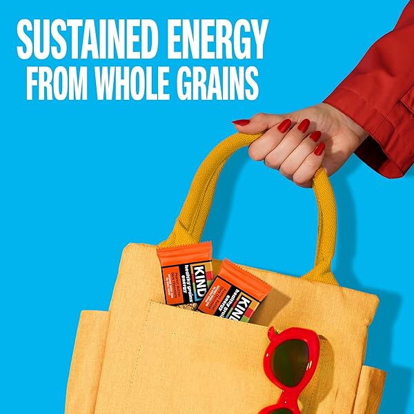 KIND HEALTHY GRAINS ENERGY BARS, PEANUT BUTTER DARK CHOCOLATE, 18G WHOLE GRAINS, MADE WITH SUPER GRAINS, GLUTEN FREE SNACKS, 5 CT, 7.1OZ