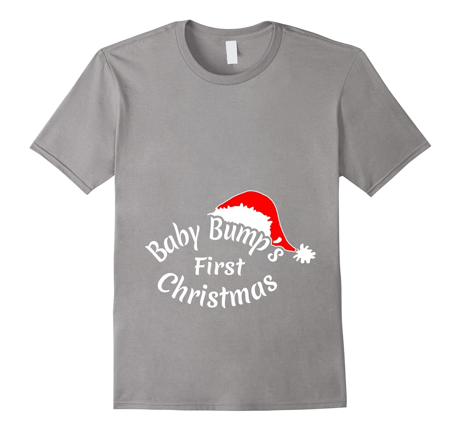 Christmas Maternity T Shirt - Baby Bumps First Xmas-ANZ