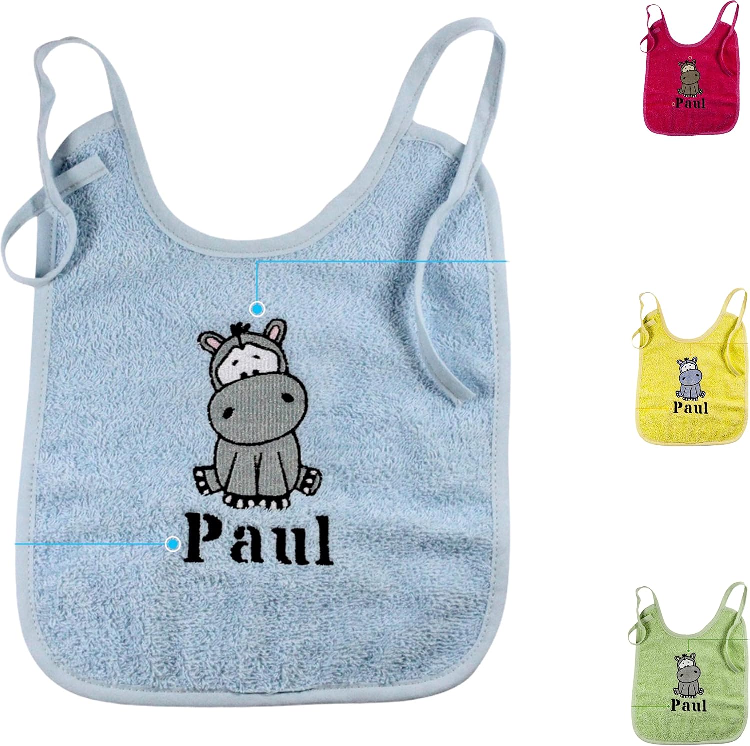 Personalisiertes Baby-Set Mit Body Und Lätzchen ? Produktbild-Vorschau 2