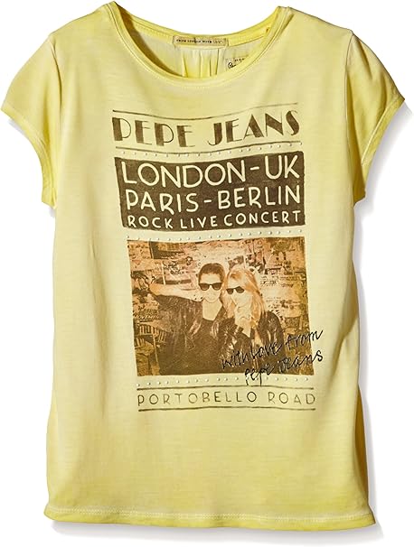 tee shirt jaune fille