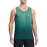 Men's Tank Top UPF 50+ Sun Protection Beach Summer Swim Shirts Quick Dry Workout Gym Running Athletic Sleeveless Shirts