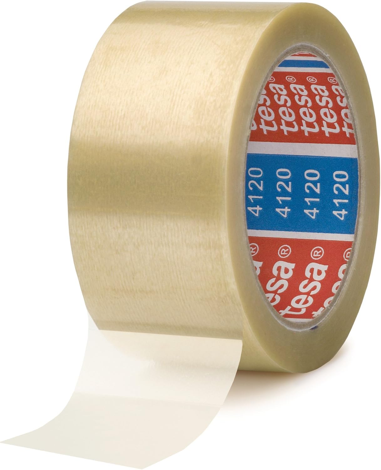 tesa 4120 PVC Packing Tape 66 m 38 mm Transparent, 66m:38mm