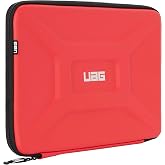 URBAN ARMOR GEAR UAG Large Sleeve for 15-16" Laptop, Compatible with MacBook Pro 16"/14" M4 2024, MacBook Air 15" M4 2025, Rugged Tactile Grip Weatherproof Protective Slim Laptop/Tablet Sleeve, Magma