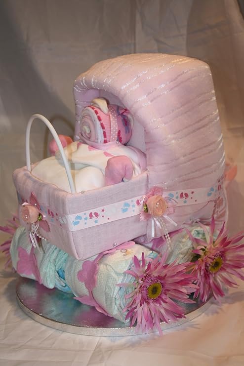 nappy cake pram