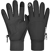 SSAXIGC Winter Waterproof Gloves with Touchscreen Fingers for Men Women ,Windproof Liner Thermal for Running Cycling Driving Hiking