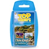 Top Trumps Card Game New England - Family Games for Kids and Adults - Learning Games - Kids Card Games for 2 Players and More - Kid War Games - Card Wars - for 6 Plus Kids
