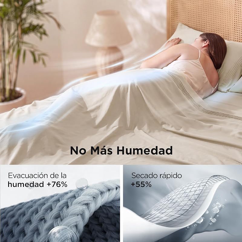 Beige Juego de Sábanas Microfibra - 90x190 cm，3 Piezas