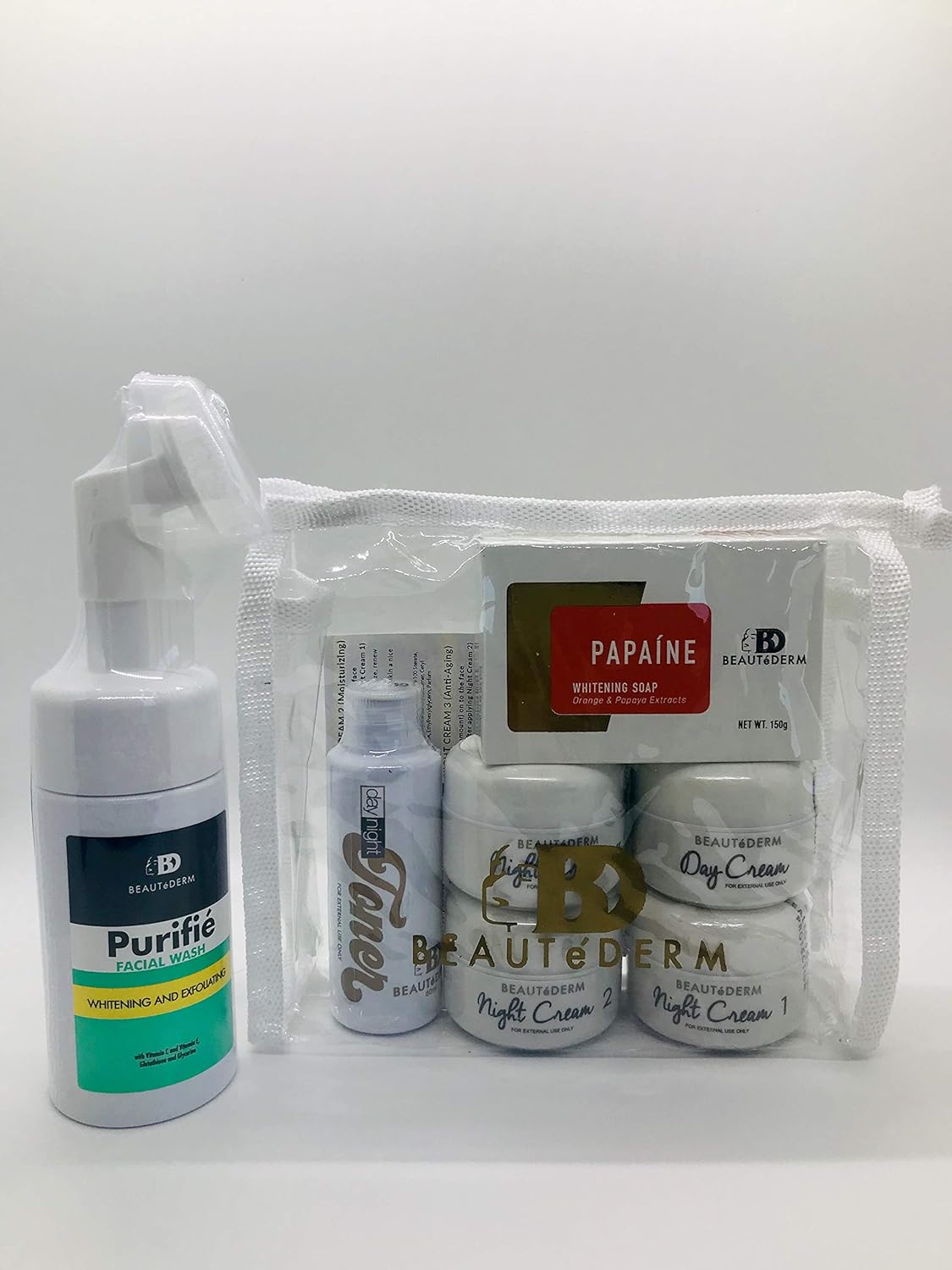 Beautederm Regular Set and Facial Wash with Pump Brush