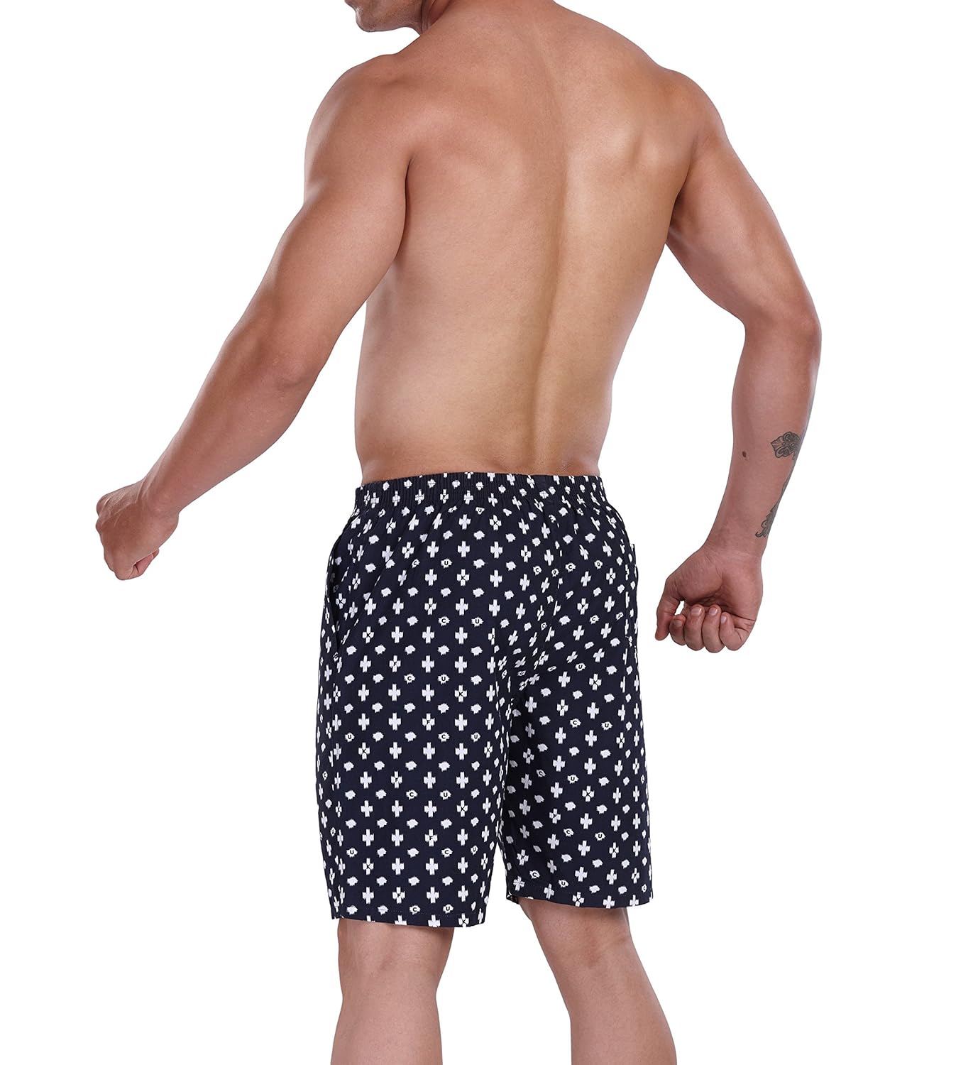 fcuk men's cotton lounge shorts