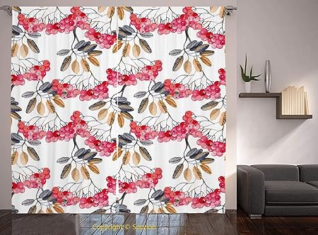 Living Room Bedroom Window Drapes Rod Pocket Curtain Panel Satin