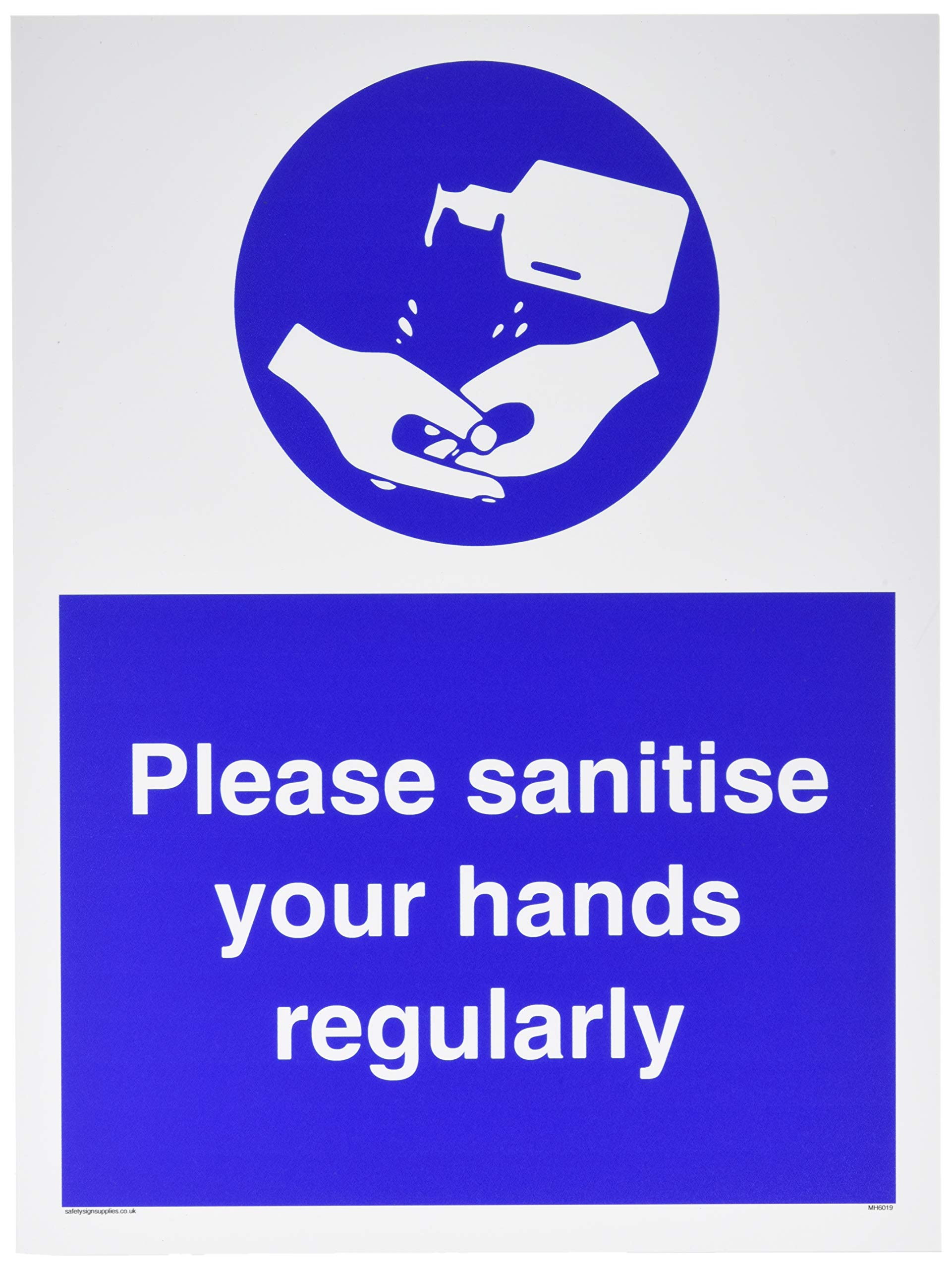 Please sanitise your hands regularly