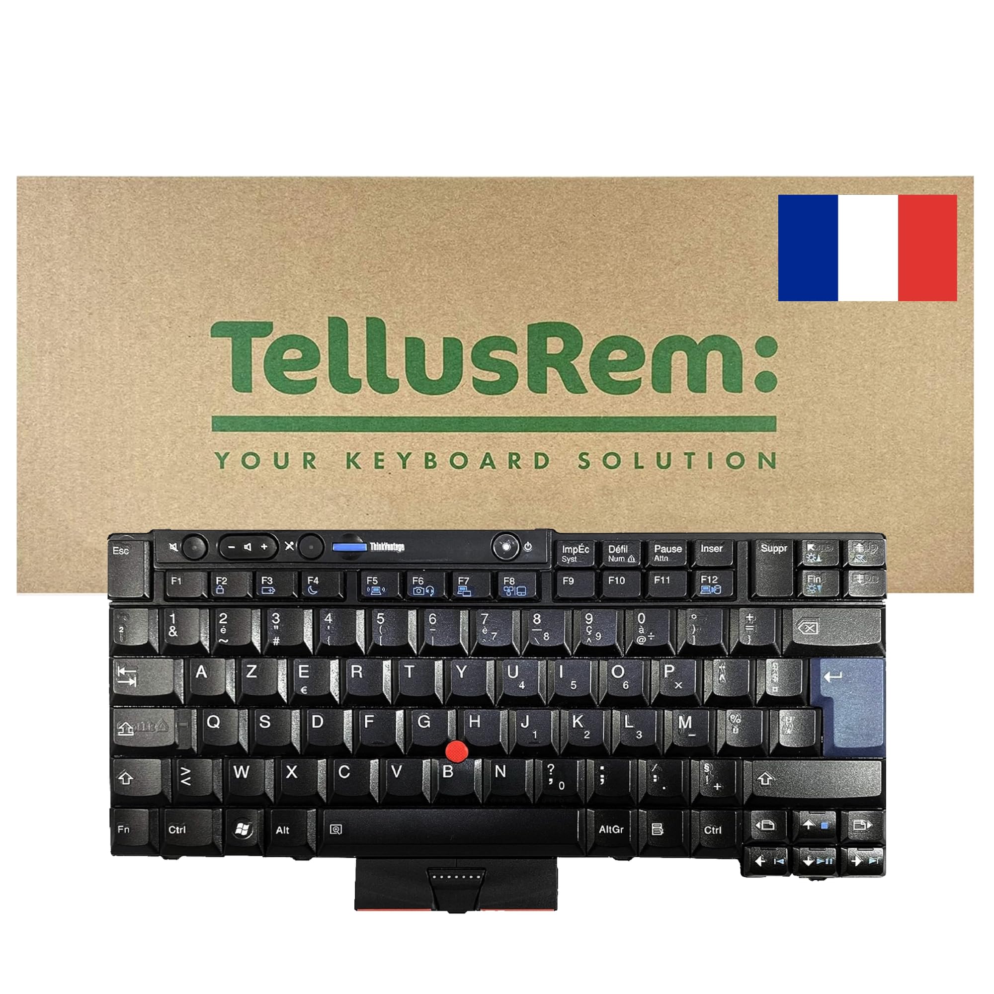 replacement French non-backlit keyboard for Lenovo Thinkpad T520 T520i T420S T420 T420i T400S T410S T410 T410I T510 T510i W510 W520 X220T X220s X220i X220