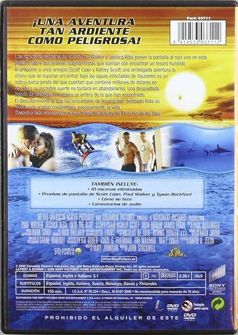 Amazon Com Inmersion Letal Import Espagnol Movies Tv