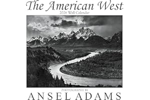 American West 2026 Wall Calendar with Images by Ansel Adams of Iconic National Parks and Monuments (12"x12")