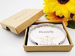 Dczosily Inspirational Bracelet Cuff Bracelets for
