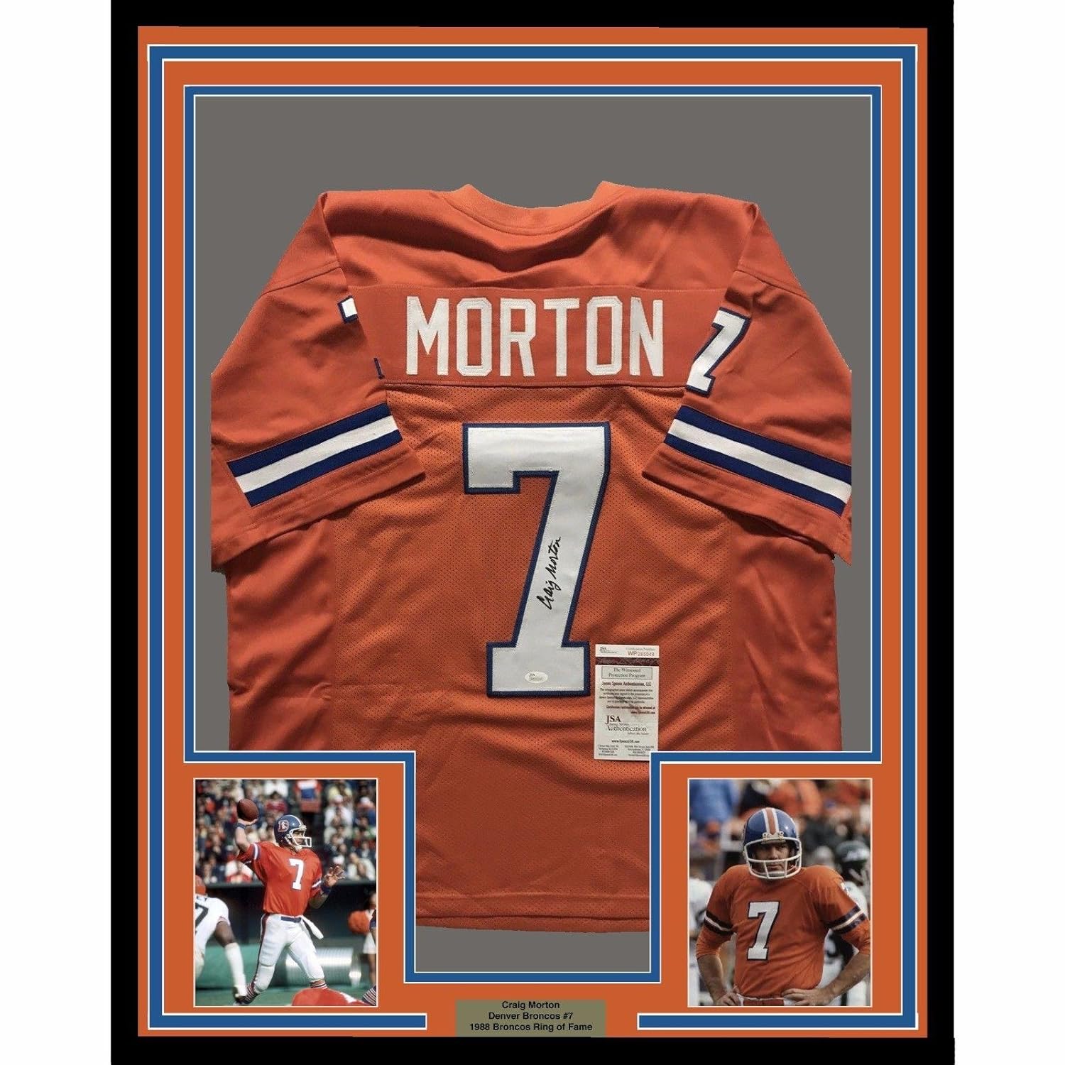 framed drew brees jersey