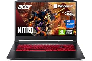 Acer Nitro 5 AN517-54-79L1 Gaming Laptop | Intel Core i7-11800H | NVIDIA GeForce RTX 3050Ti Laptop GPU | 17.3" FHD 144Hz IPS 