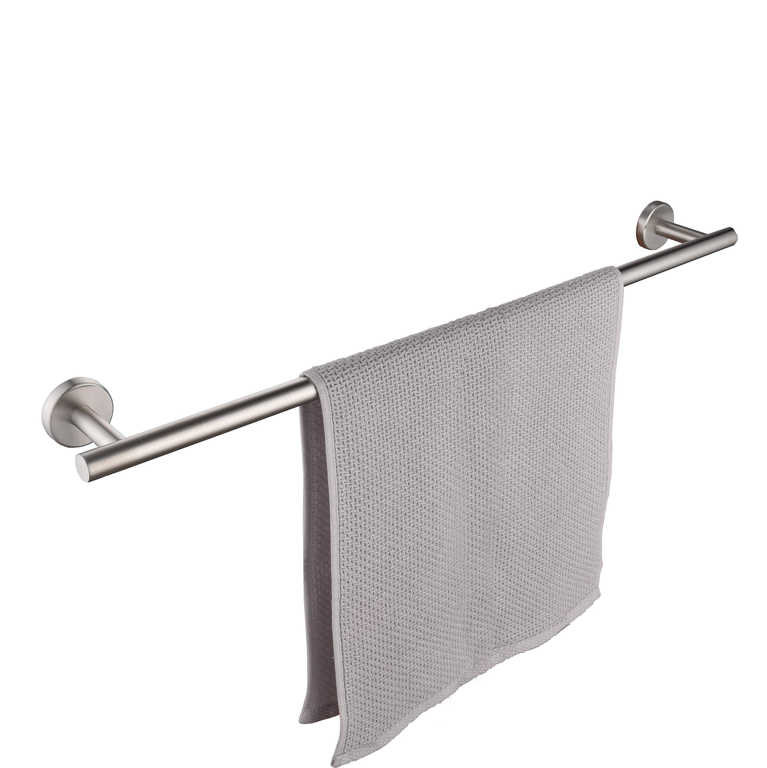 JQK Bath Towel Bar, 24 Inch Stainless Steel Towel Rack Bathroom, Towel