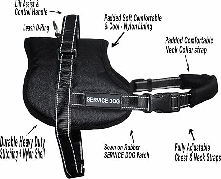 amazon service dog vest small