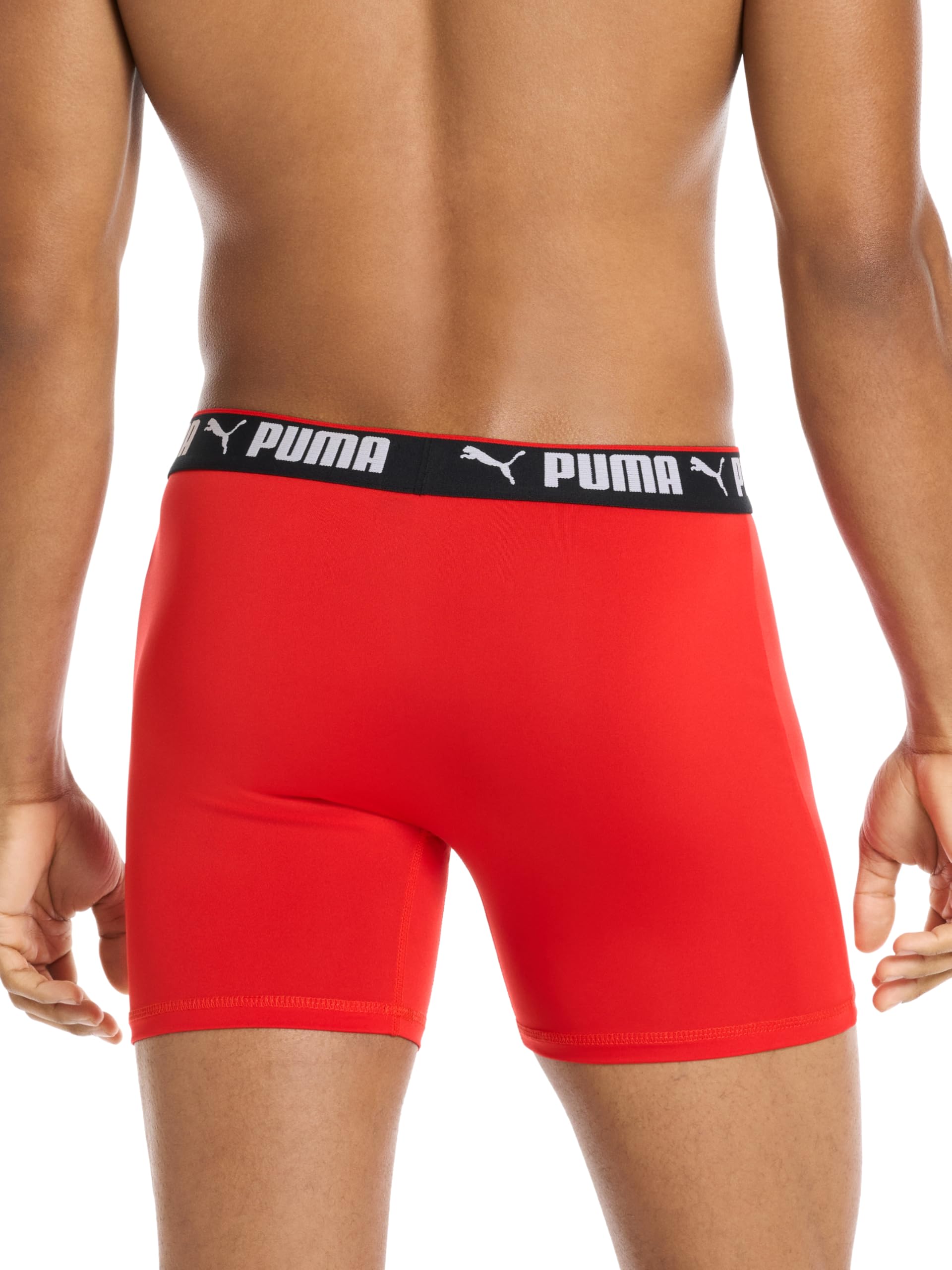PUMA Men's 5 Pack Performance Boxer Briefs