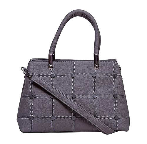 Legal Bribe Womens PU Handheld Bag (LB1093, Grey)