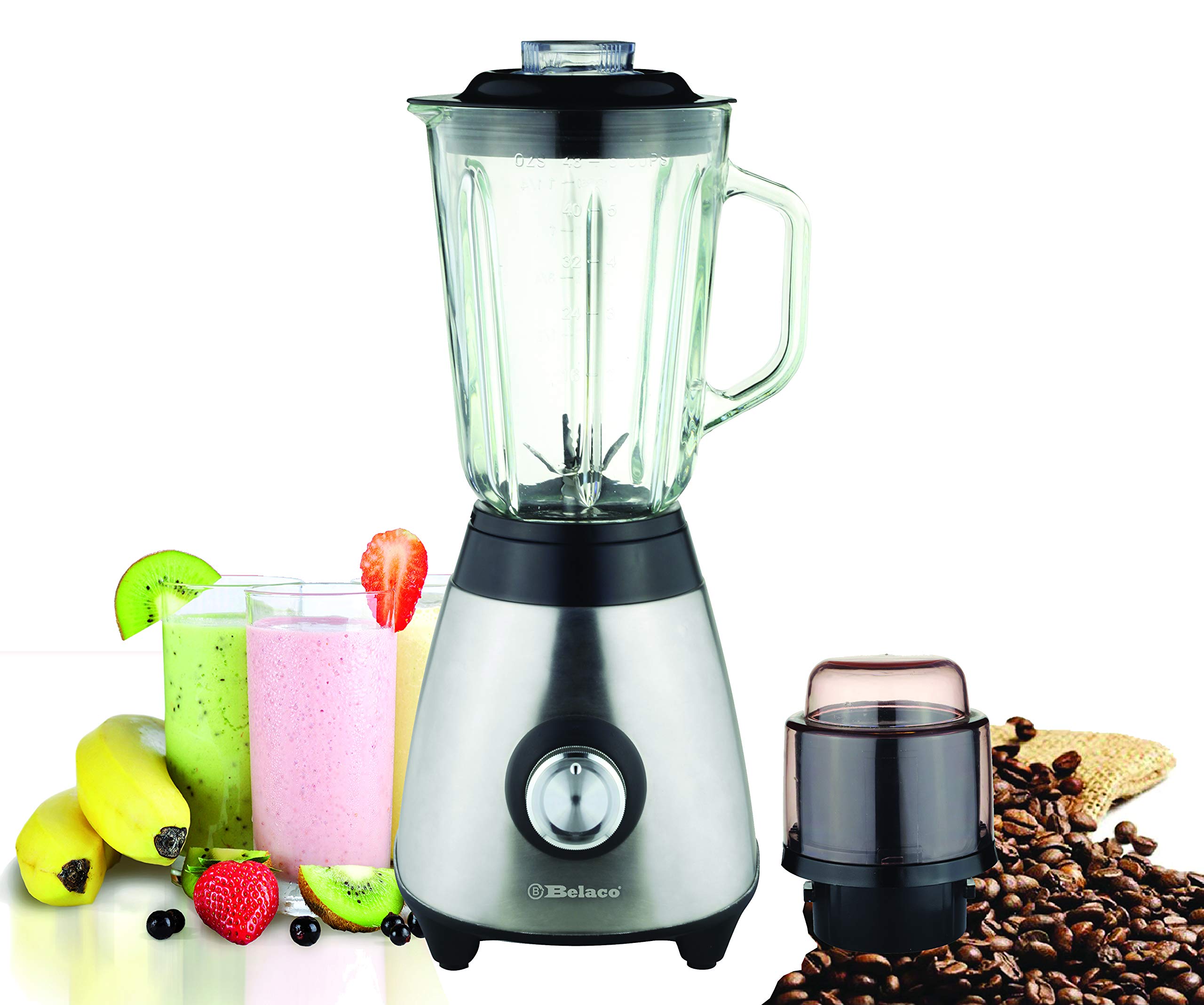 Multi Blender juicer food processor with Glass Jar & a Grinder strong housing smoothie maker 1.5L glass jar removable filling cap for easy filling Ice Crushing function