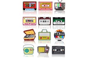 XunYee 12 Pcs Backpack Pins Cute Pins for Men Women Lapel Badges Pins for Jackets Shirts Hat Aesthetic Vintage Brooches Pin