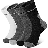Moonlight Manor 4 Paris Wool Warm Merino Socks for Women,wool Hiking Crew Socks, Winter Warm Socks