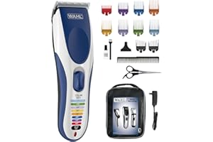 Wahl® Canada Color Pro™, Haircutting Kit with Colour Coded Guide Combs, Powerful, long-lasting motor for smooth & easy haircu