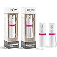 POM Pepper Spray Combo Pack Clip & Keychain - Maximum Strength OC Spray Self Defense- Tactical Compact & Safe Design - 25 Bursts & 10 ft Range - Stream Spray Pattern
