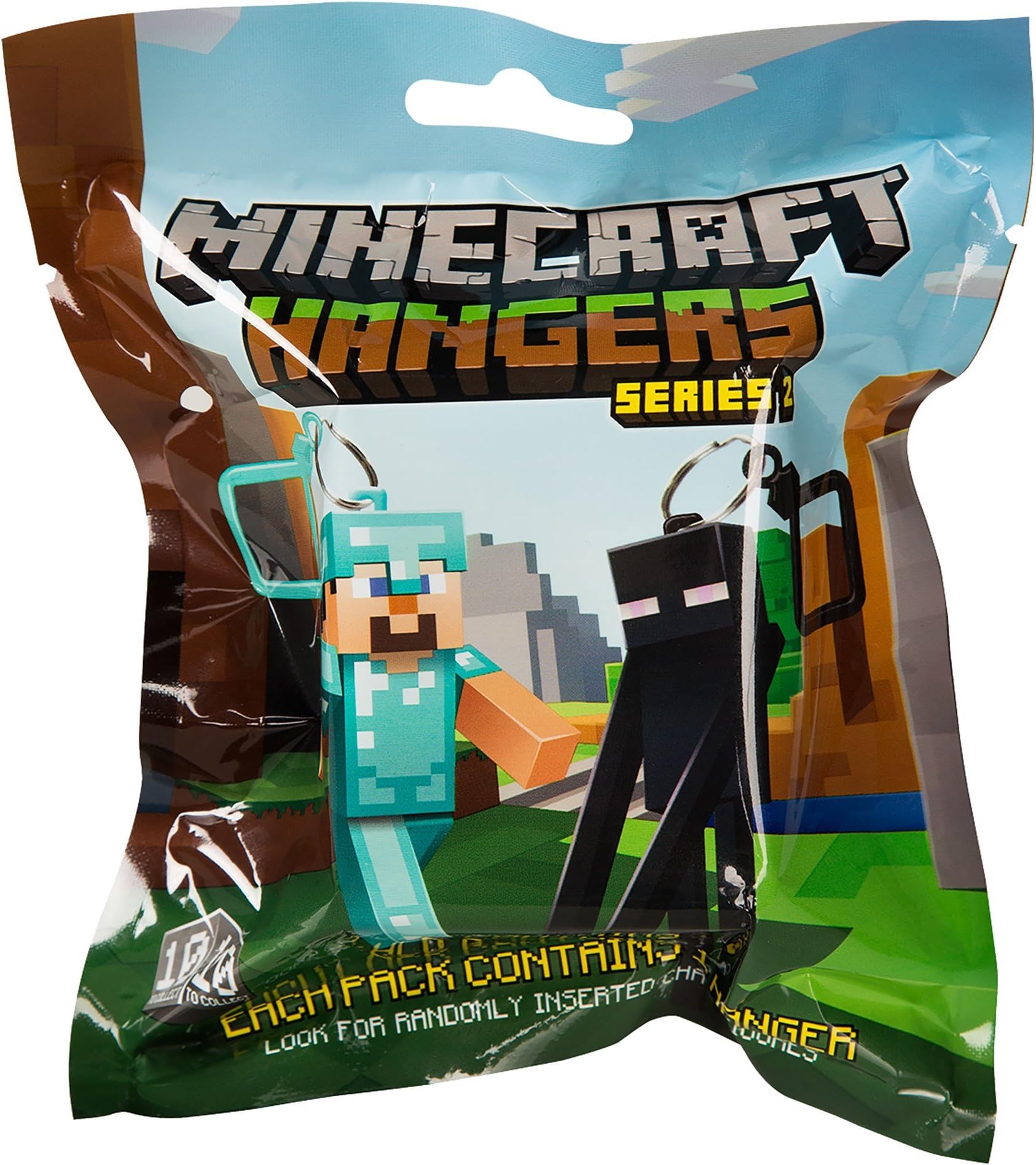 JINX Minecraft 3" Figure Hangers Blind Pack, Series 2 (One Mystery Figure)