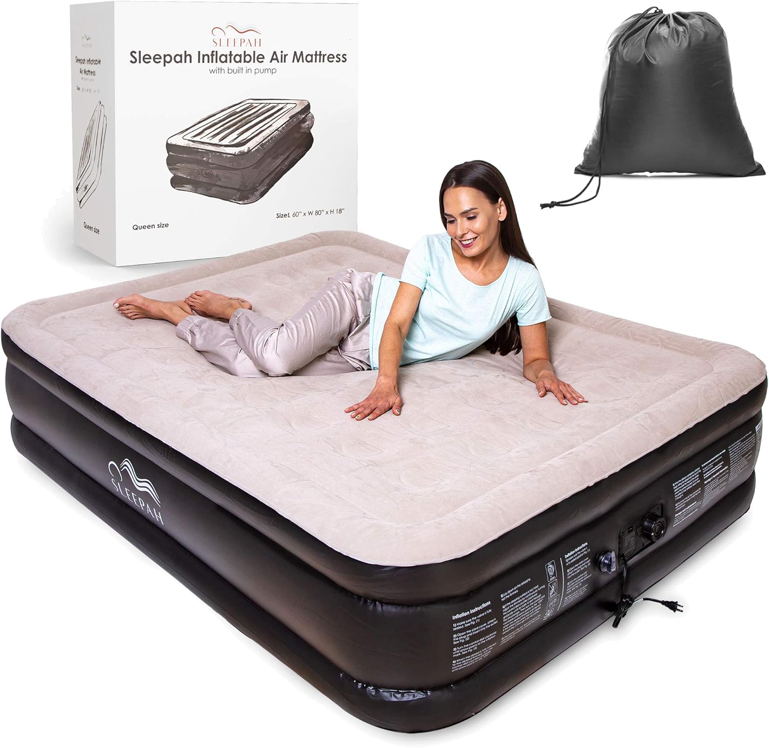 pump up air bed