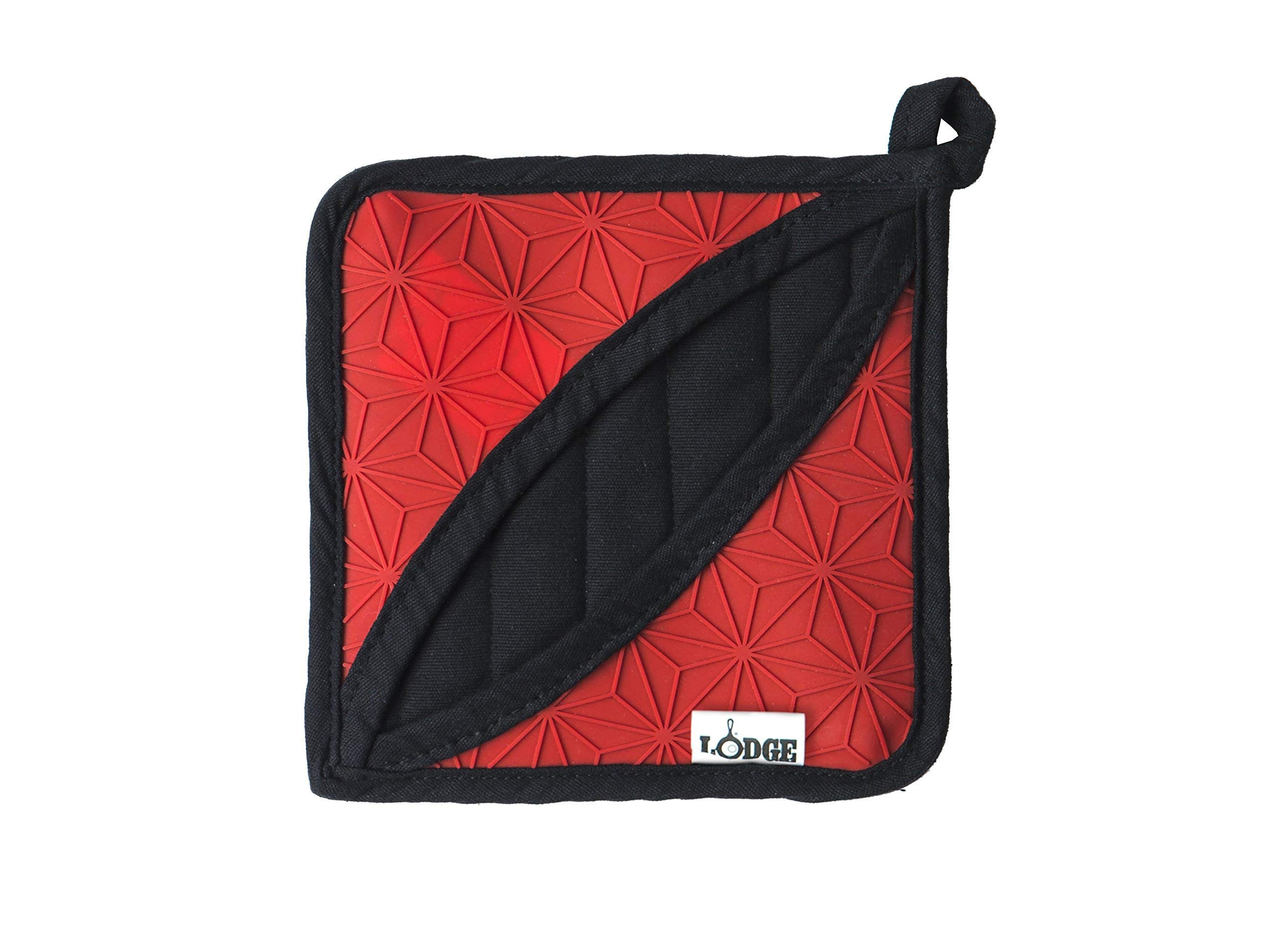 Lodge Manufacturing Company 1 Piece Red & Black Trivet Pot Holder