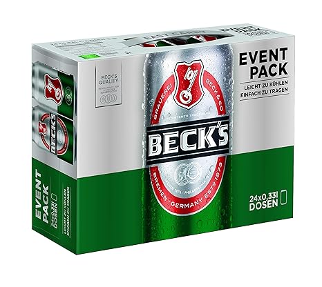 Beck's Pils Dosenkoffer, Dosenbier, EINWEG (24 x 0.33 l Dose)