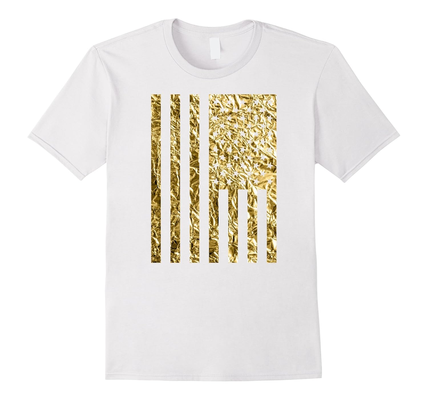 American Flag Gold Foil TShirtsCL Colamaga