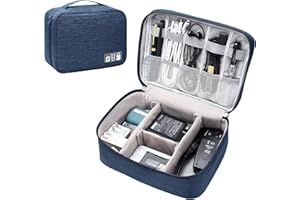 SELLYFELLY Electronics Organizer Travel Universal Cable Organizer Bag Waterproof Electronics Accessories Storage Cases for Ca