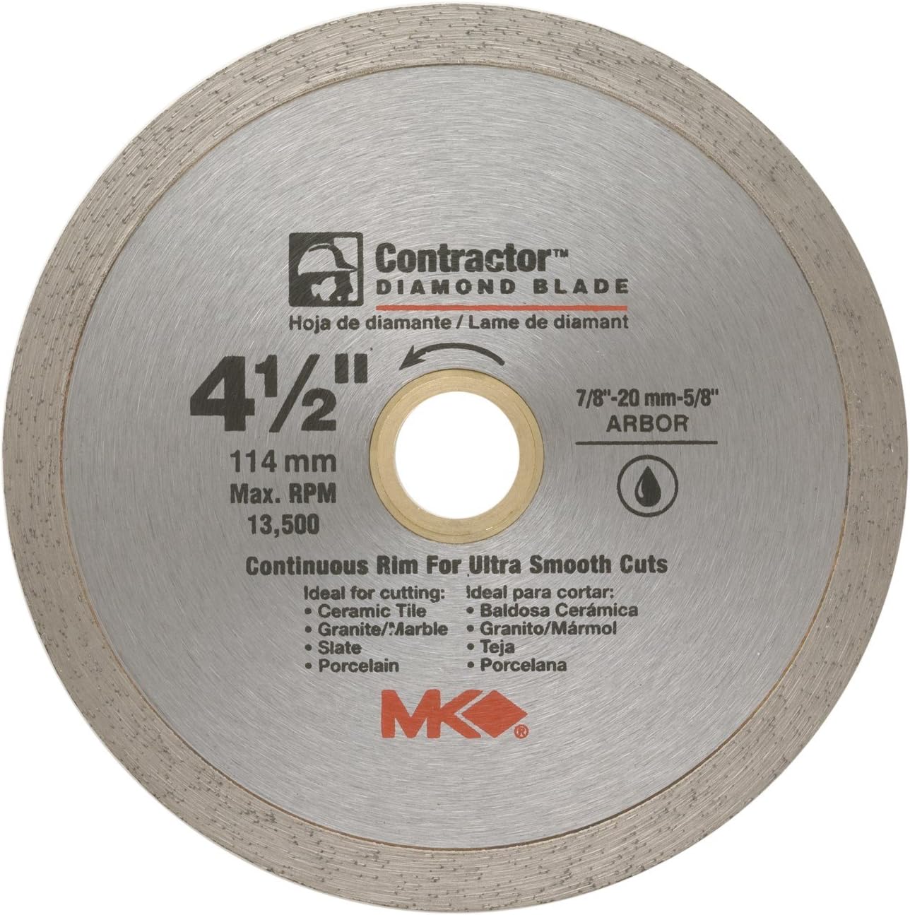 4-1/2" Cont Rim Blade