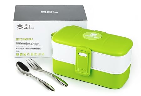 Bento Box de Nifty Kitchen - Lonchera con 2 compartimentos y ...