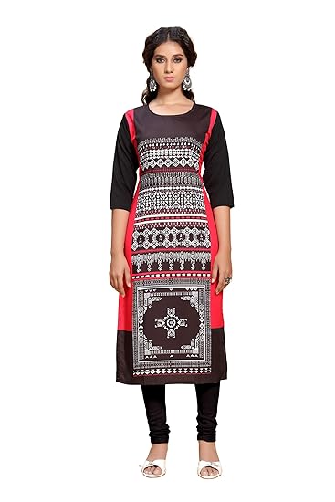 Women's Poly Crepe Straight Kurta